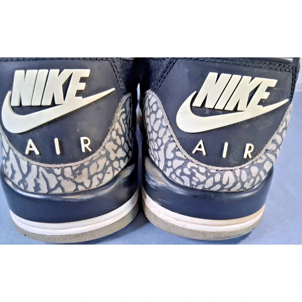 Nike Air Jordan 3 Retro OG Black Cement 2018 Men's Size 10 854262-001 Authentic